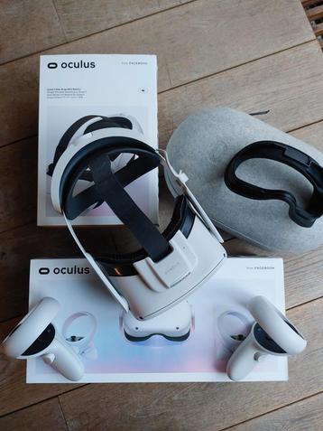 Oculus (Meta) Quest 2 VR bril 128gb incl. diverse toebehoren beschikbaar voor biedingen