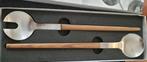 Deens design saladebestek teak+rvs, merk trip Trap, Verzenden, Nieuw, Hout, Bestekset