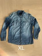 Spijkerblouse Heren XL - Zo Goed Als Nieuw, Blauw, Ophalen of Verzenden, Zo goed als nieuw, Clockhouse