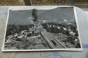 Frankrijk poster 45x25cm kanaal sluis Heming Elzas luchtfoto beschikbaar voor biedingen