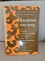 Kwaliteit van zorg - Harteloh, Casparie, Boeken, Studieboeken en Cursussen, Ophalen of Verzenden, Zo goed als nieuw, WO