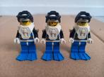 Drie Lego Aquanauts minifiguren, nummers aqu002 en aqu003, Gebruikt, Ophalen of Verzenden, Lego, Losse stenen