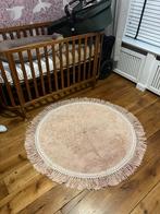 Rond vloerkleed tapis petit - 110cm, Ophalen, 100 tot 150 cm, Beige, Rond