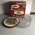 Vintage EMSA taartstolp, taartplateau, vlaaidoos., Ophalen of Verzenden, Zo goed als nieuw