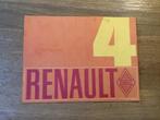 Renault 4 brochure, Ophalen of Verzenden, Zo goed als nieuw, Renault