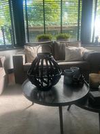 Riviera Maison Zwart Windlicht, Huis en Inrichting, 25 tot 50 cm, Zwart, Ophalen of Verzenden, Zo goed als nieuw