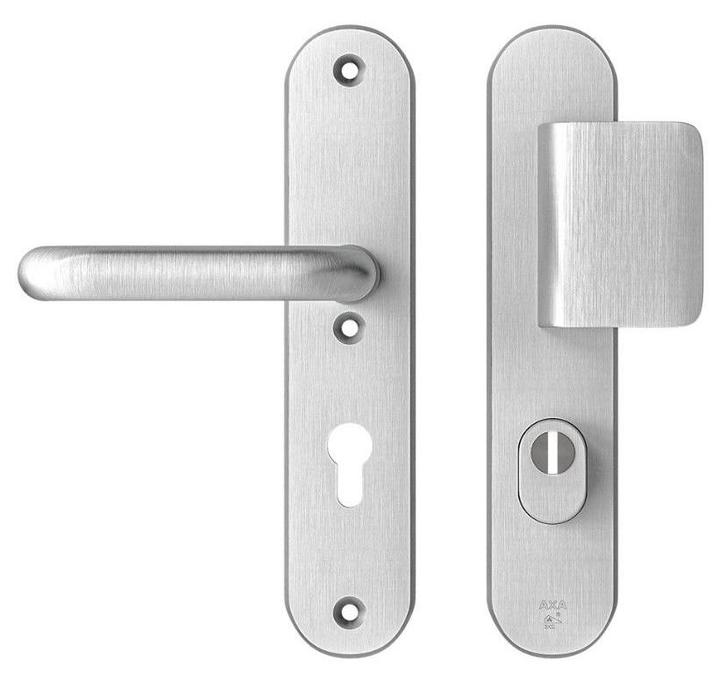 Axa  Oval  veiligheidsbeslag, PC72, 3*.       70,- per 2!, Doe-het-zelf en Verbouw, Hang- en Sluitwerk, Nieuw, Klink of Kruk, Rvs