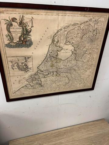 Oude nederlandse kaart beschikbaar voor biedingen