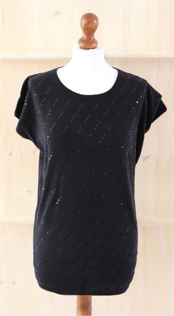 Fijngebreid shirt - trui , zwart, 1 maat (38/42) nieuw, Kleding | Dames, Truien en Vesten, Nieuw, Maat 38/40 (M), Zwart, Ophalen of Verzenden