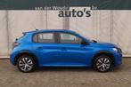 Peugeot e-208 EV Active 50kWh Automaat -NAVI-ECC-CARPLAY-, Gebruikt, Blauw, Origineel Nederlands, 136 min
