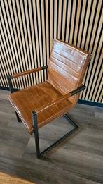 8x eetkamerstoelen cognac, Huis en Inrichting, Stoelen, Ophalen, Gebruikt, Bruin, Vijf, Zes of meer stoelen