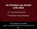 Vrienden van amstel live 2026 17 jan zitplekken, Tickets en Kaartjes, Drie personen of meer