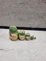 Mini Matroesjka poppetjes kikkers, Verzamelen, Poppen, Ophalen of Verzenden, Zo goed als nieuw, Pop