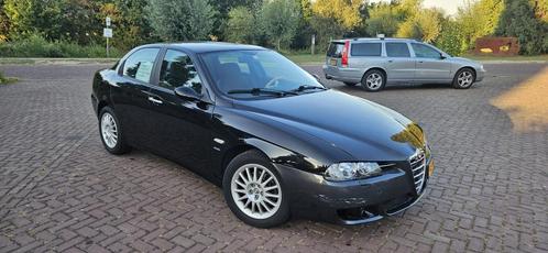 Alfa Romeo 156 1.8 Twin Spark 2004 Zwart, Auto's, Alfa Romeo, Particulier, ABS, Airbags, Airconditioning, Boordcomputer, Centrale vergrendeling
