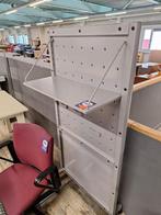Staand metalen wandbureau met plank / Standing metal wall, Ophalen of Verzenden