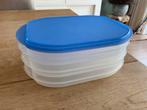 Tupperware stapeltrio voor vleeswaren, Tupperware, Zo goed als nieuw, Tupperware, Bak of Kom