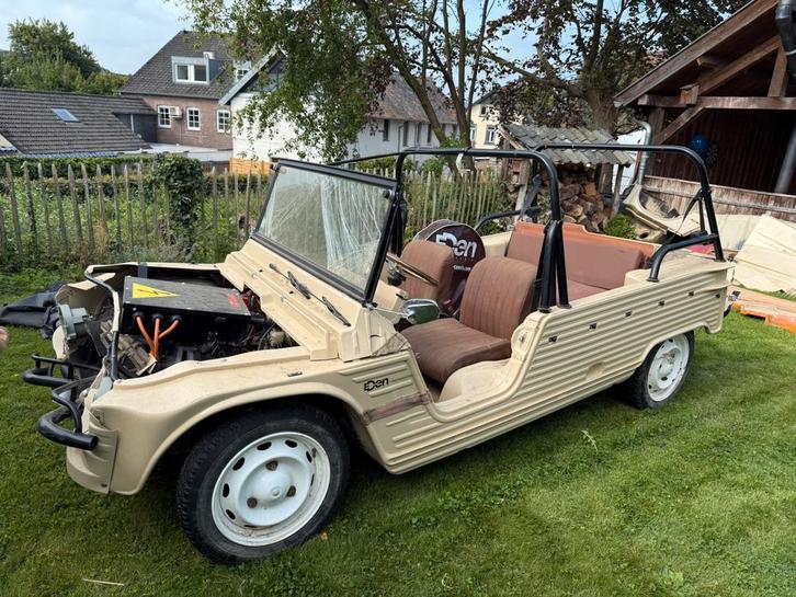 Citroën Mehari Eden 2cv, Auto diversen, Schadeauto's, Handgeschakeld, Elektrisch, Overige carrosserieën, Beige, Ophalen