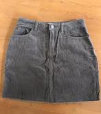 Grijs ribcord / corduroy rokje, merk 24Colours - maat S, Kleding | Dames, Ophalen of Verzenden, Zo goed als nieuw, Grijs, Boven de knie