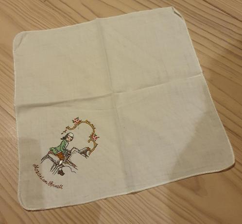 zakdoek met Mozart erop geborduurd, Kleding | Dames, Overige Dameskleding, Nieuw, Verzenden