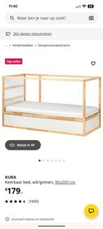IKEA Kura Bed + Lattenbodem, Kinderen en Baby's, Ophalen, Gebruikt, Hoogslaper of Stapelbed, 70 tot 85 cm