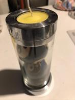 Yin Yang kandelaartje., Huis en Inrichting, Gebruikt, Crème, Ophalen of Verzenden, Metaal