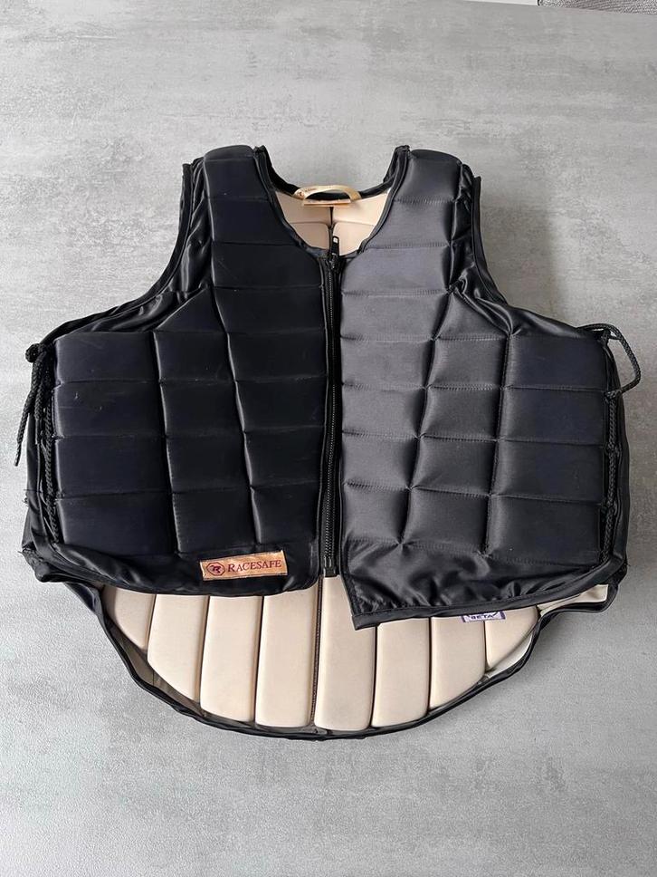 Racesafe bodyprotector Adult M zwart, Dieren en Toebehoren, Paarden en Pony's | Overige Paardenspullen, Zo goed als nieuw, Recreatie