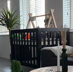 Kinder box zwart incl matras, Ophalen, Zo goed als nieuw, Vierkant