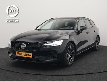 Volvo V60 T6 Plus Dark AWD Plug In Hybrid 340pk Dealer O.H P beschikbaar voor biedingen