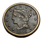 **  1856 -  USA  - One Cent  Braided Hair - COPY  **, Postzegels en Munten, Munten | Amerika, Verzenden, Noord-Amerika, Losse munt