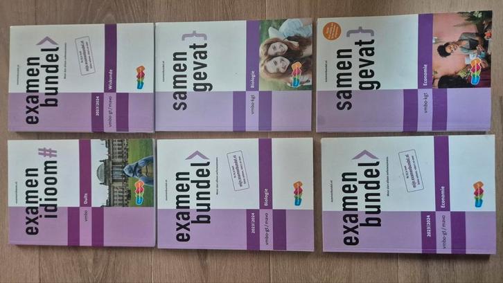 vmbo-gt/mavo examen Duits, bio, economie en wiskunde, Boeken, Schoolboeken, Zo goed als nieuw, Nederlands, Overige niveaus, Ophalen of Verzenden