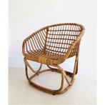 Vintage rotan fauteuil Tito Agnoli voor Pierantonio Bonacina, Verzenden, Gebruikt