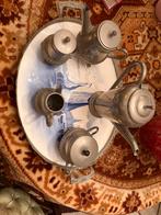 Antiek Tinnen Servies met Dienblad, Antiek en Kunst, Ophalen of Verzenden
