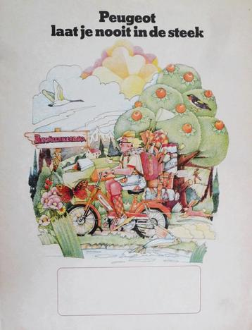 Folder PEUGEOT laat je nooit in de steek 1974 beschikbaar voor biedingen