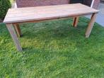 Steigerhouten buitentafel, Tuin en Terras, Ophalen, Zo goed als nieuw, Rechthoekig, Hout