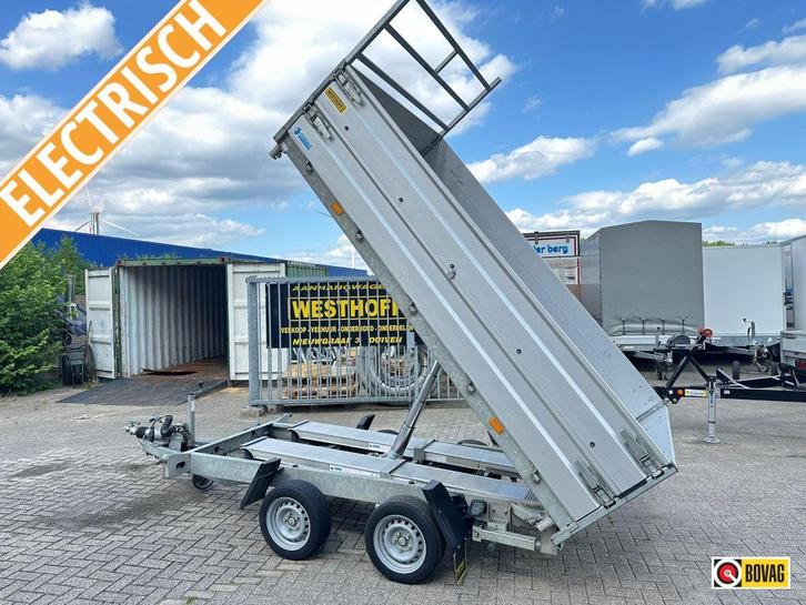 HAPERT KIPPER E MULTI FERRO 3ZIJDIG 3500KG OPZETB.TOP STAAT!, Auto diversen, Aanhangers en Bagagewagens, Gebruikt