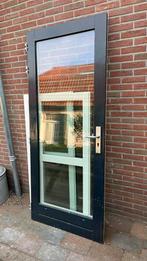Hardhouten Buitendeur HR++, 75 tot 150 cm, Gebruikt, Overige typen, Ophalen of Verzenden