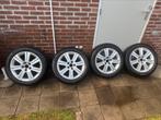 Audi a6 velgenset 17 inch 5x112 zomerset contintental, Auto-onderdelen, Banden en Velgen, Ophalen, Gebruikt, Velg(en), 17 inch