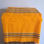 Vintage gestreept tafelkleed/coupon/gordijnstof 110x180cm, Verzenden, Gebruikt, Rechthoek