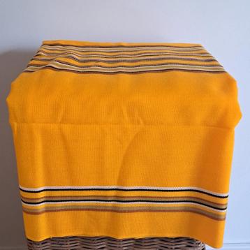 Vintage gestreept tafelkleed/coupon/gordijnstof 110x180cm beschikbaar voor biedingen