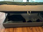 Bed met opbergruimte jysk, Huis en Inrichting, Ophalen, Tweepersoons, Zo goed als nieuw, 180 cm