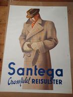Reclame affiche Santega Crossfield Reisulster, Rechthoekig Staand, Ophalen of Verzenden, Zo goed als nieuw, A1 t/m A3