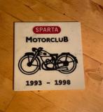 Sparta motorclub herinnerings tegel., Verzamelen, Ophalen of Verzenden, Zo goed als nieuw, Auto of Motor