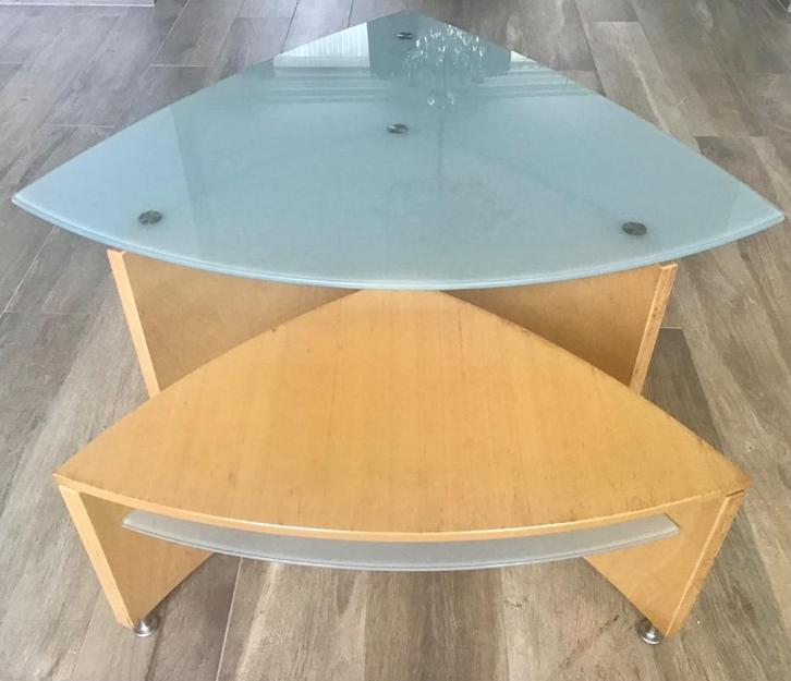 Salontafel Leolux - Hugo de Ruiter design, Huis en Inrichting, Tafels | Salontafels, Zo goed als nieuw, Minder dan 50 cm, 50 tot 100 cm