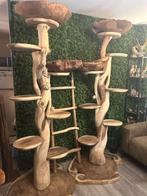 2 grote krabpalen van suar hout krabpaal hout boom boomstam, Ophalen, Zo goed als nieuw, Krabpaal