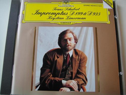 SCHUBERT Impromptus d899 & d935 CD ZIMERMAN DG, Cd's en Dvd's, Cd's | Klassiek, Gebruikt, Kamermuziek, Romantiek, Ophalen of Verzenden