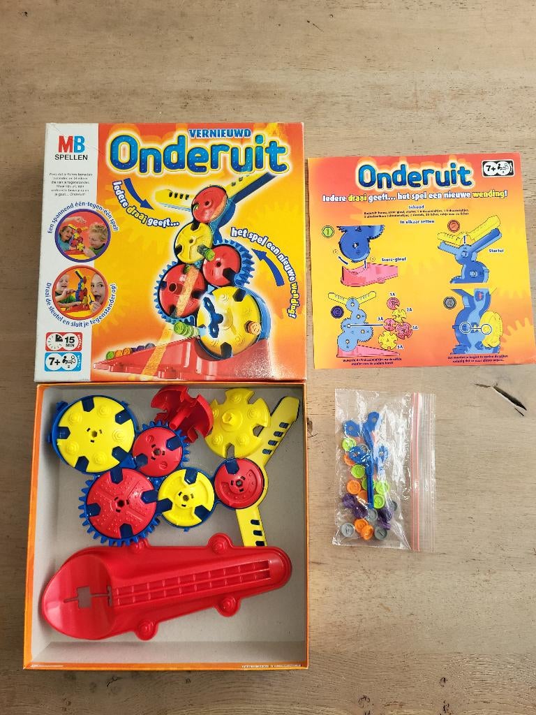 spel Onderuit, Hobby en Vrije tijd, Gezelschapsspellen | Bordspellen, Een of twee spelers, Ophalen of Verzenden, Gebruikt