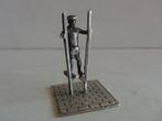 Miniatuur zilver Ei53 steltloper zilveren miniaturen, Antiek en Kunst, Verzenden, Zilver