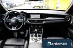 Alfa Romeo Stelvio 2.0 T AWD Veloce Ti Pano H/K, Auto's, 4 cilinders, Leder, Bedrijf, Vierwielaandrijving