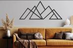 Metalen wanddecoratie | bergen in abstracte vorm, Nieuw, Ophalen
