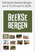 Safari Park beekse bergen kortingsvoucher, Ophalen of Verzenden, Nieuw